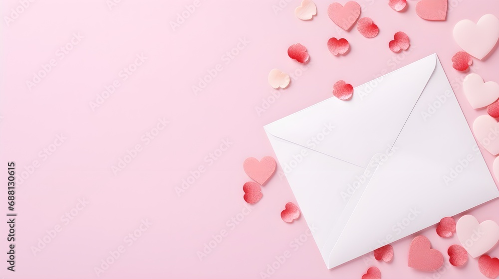 Romantic Pink Background with Empty Space