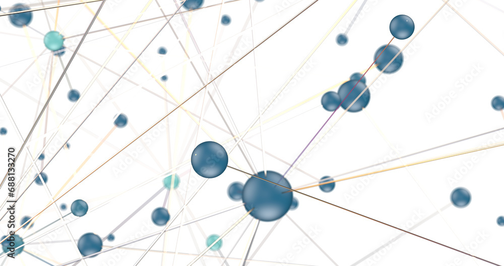 Gene lines and nodes, biological gene structure, 3d rendering. Gene lines and nodes, biological gene structure, 3d rendering.