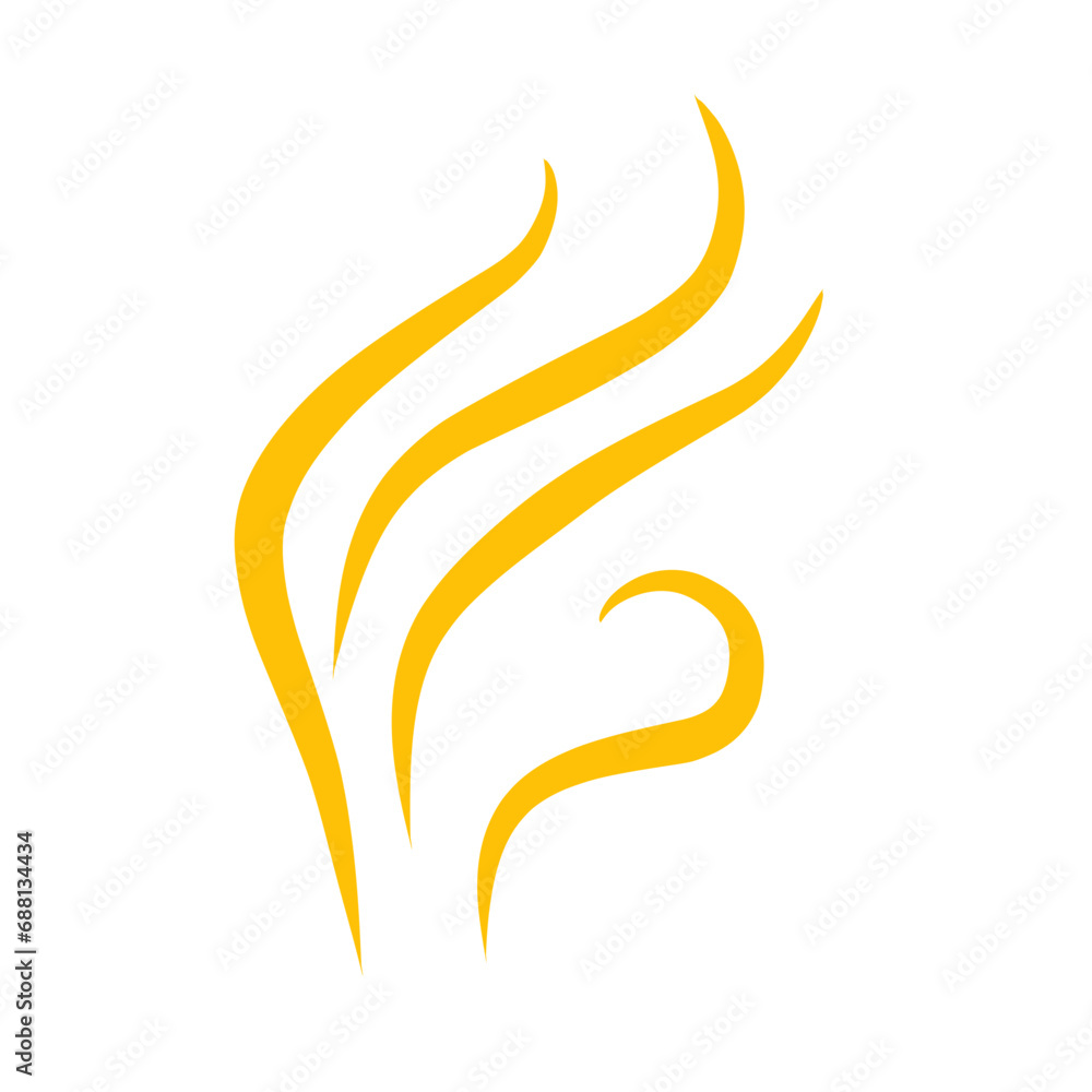 Fototapeta premium gold steam vector element