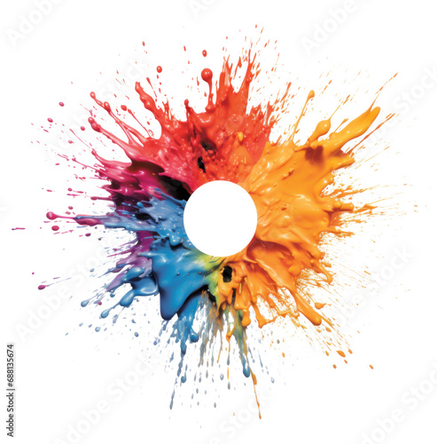 the cover of the book color splash