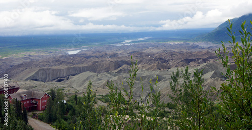 Obraz na plátně Kennicott, former mining town, Alaska, United States