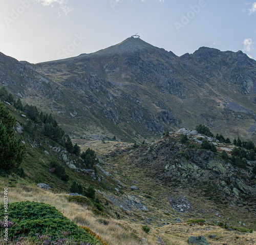 From an altitude of 2,701 meters, the Solar Viewpoint of Tristaina offers vistas of the main peaks in the parish of Ordino, including Andorra's Pico de Arcal?s. © Alexandre Arocas