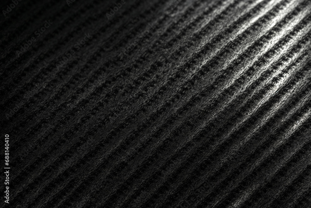 Obraz premium Black carbon fabric texture. Textile. Black material texture