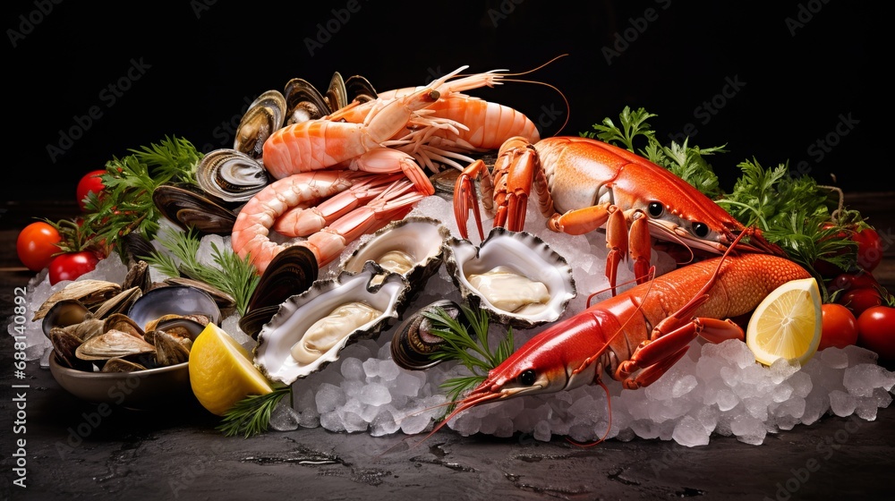 Seafood options that are fresh
