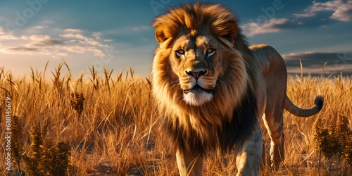 Realistic Lion Illustration