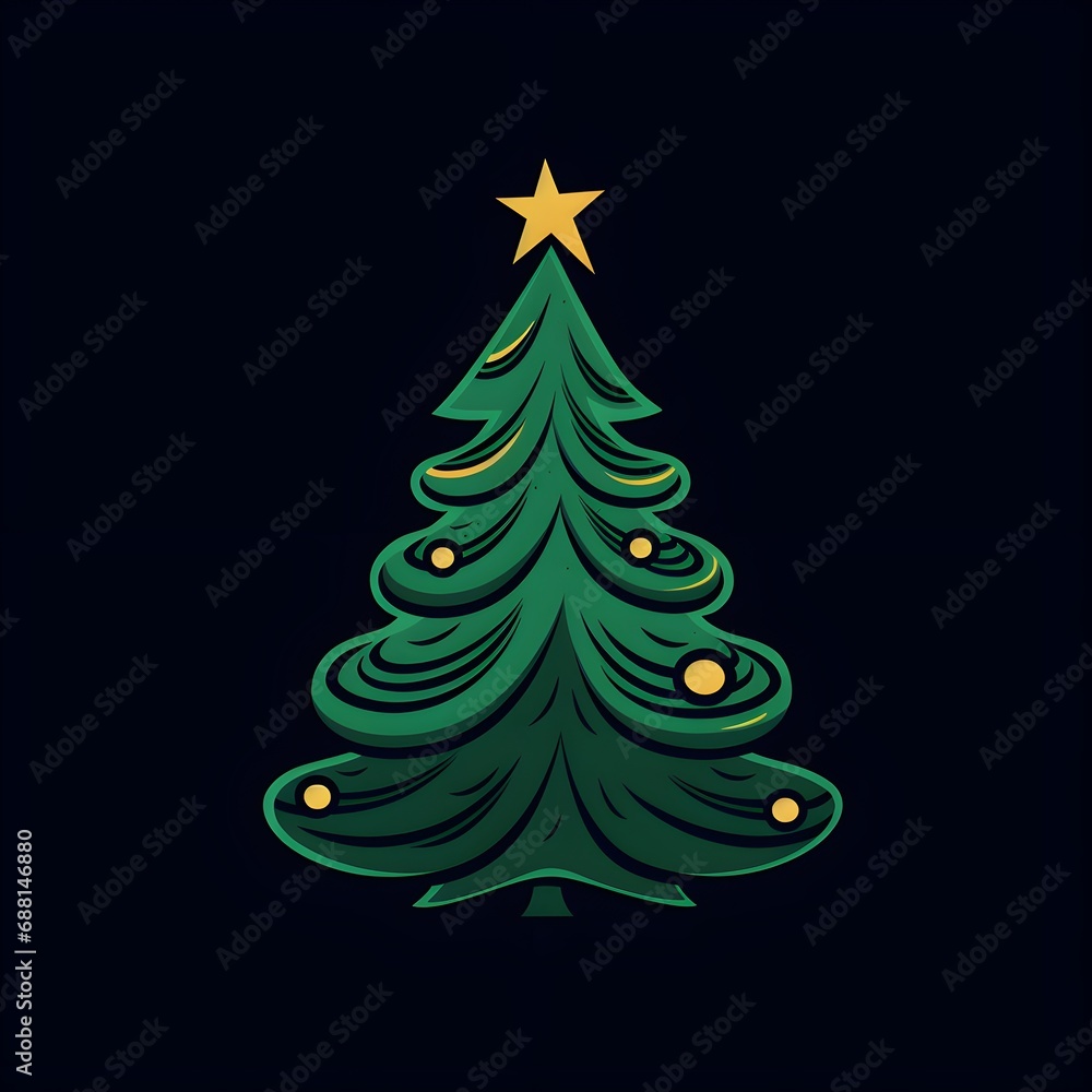 Cute Christmas Icon Illustration Cute Christmas Icon Illustration