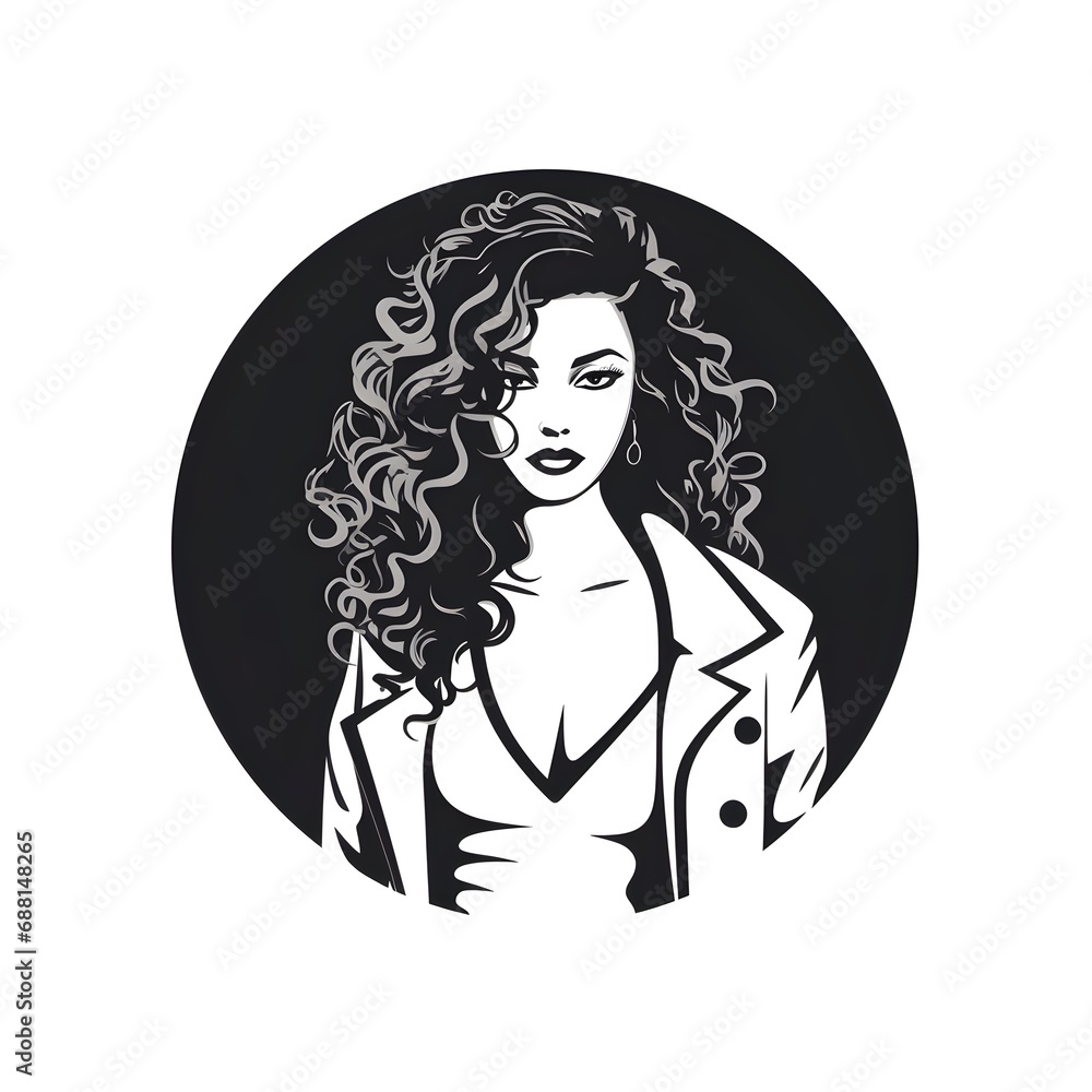 Woman Silhouette Fashion Icon Woman Silhouette Fashion Icon