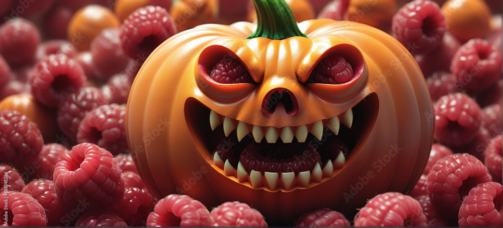 scary pumpkin halloween
