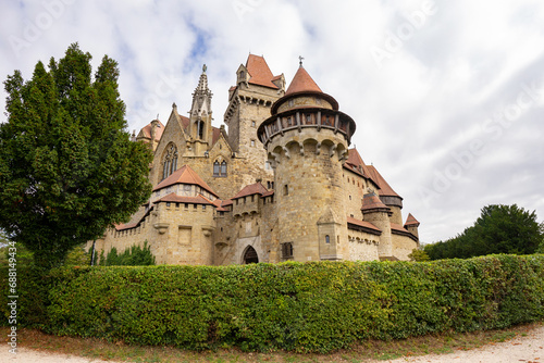 Burg Kreuzenstein. Historic castle near Leobendorf in Lower Austria, Austria. photo