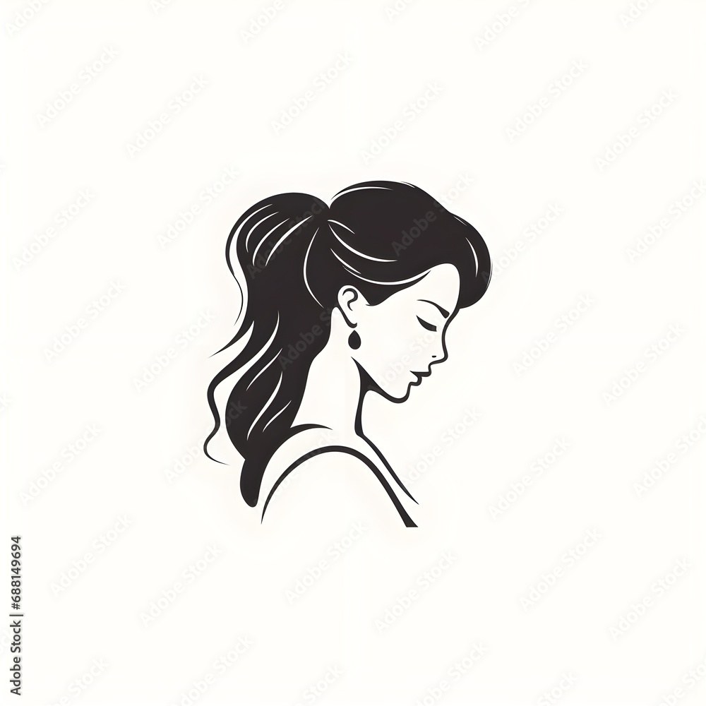 Fashion Silhouette Logo Design Fashion Silhouette Logo Design