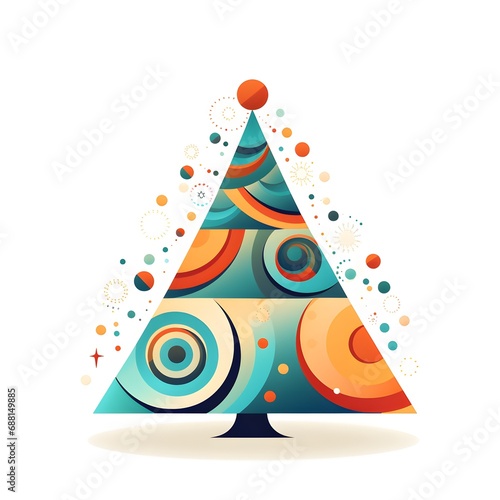 Cute Clean Christmas Tree Icon
