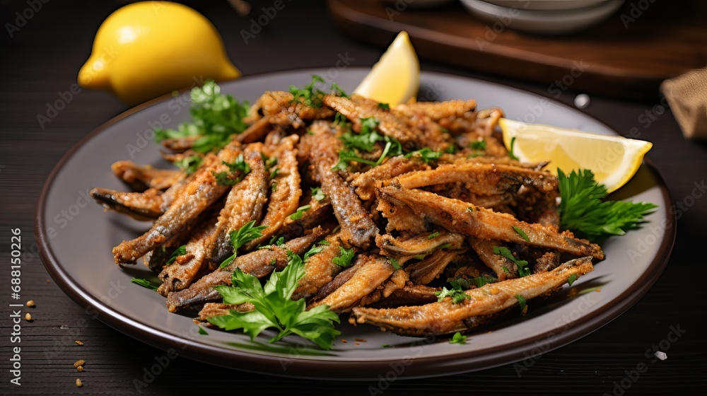 Hamsi tava, also known as fried anchovies, is commonly used in turkey Hamsi tava, also known as fried anchovies, is commonly used in turkey