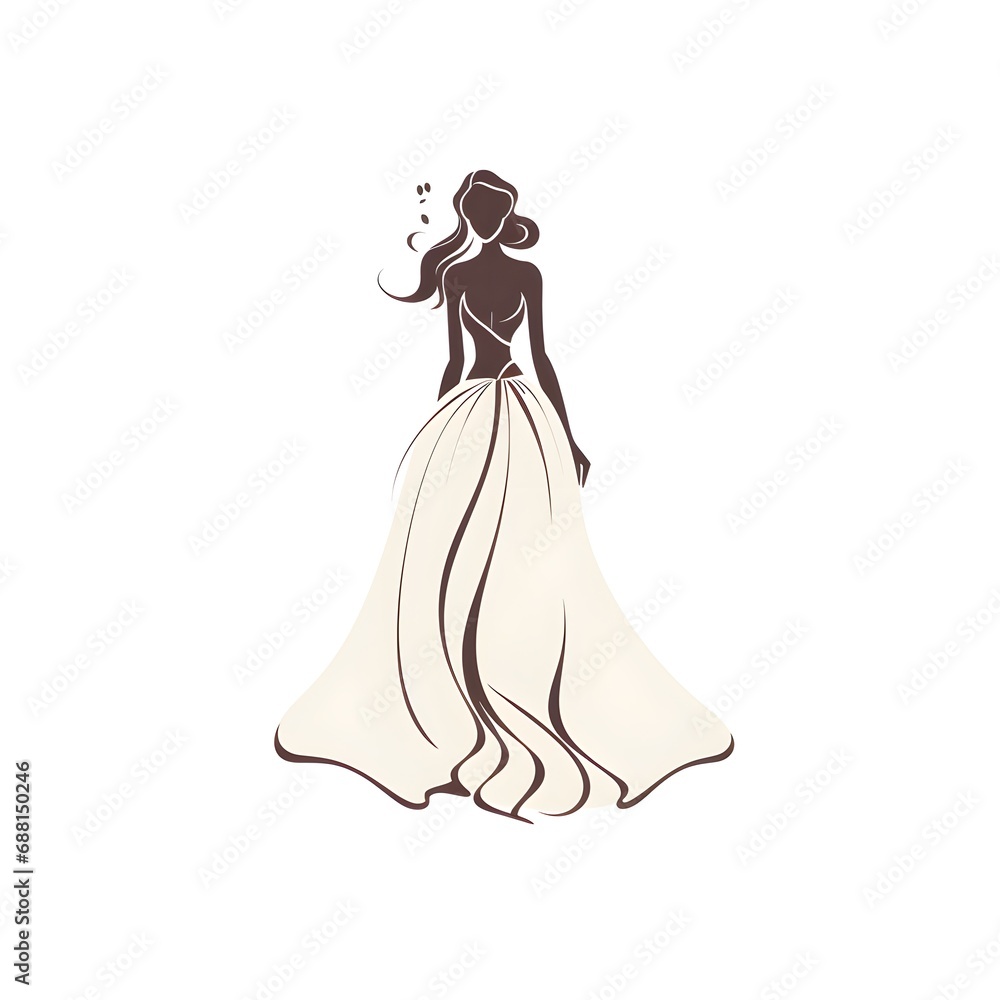 Fashion Silhouette Logo Design Fashion Silhouette Logo Design