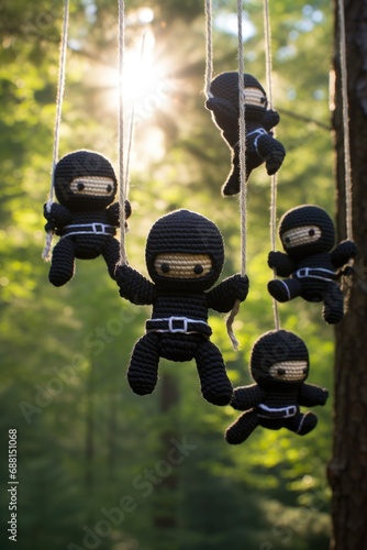 Ninja doll craft idea