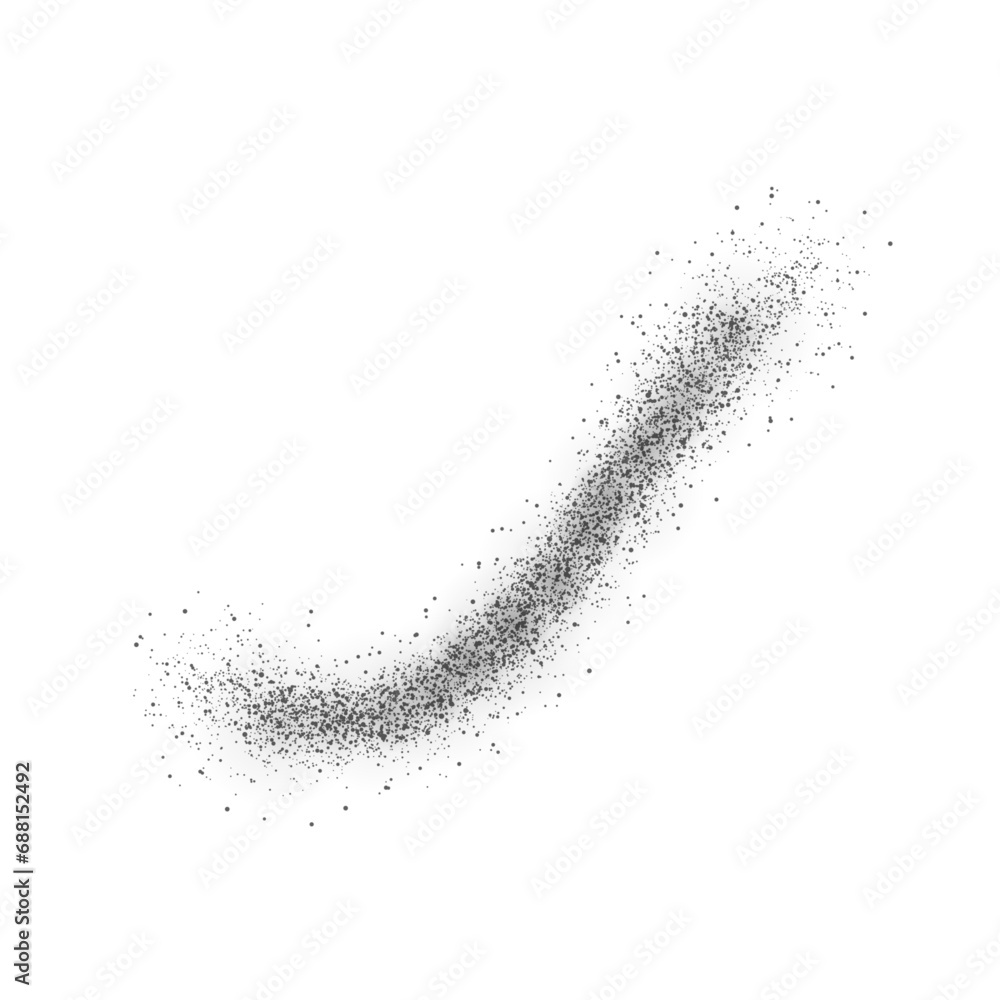 Fototapeta premium Black grain noise particles.