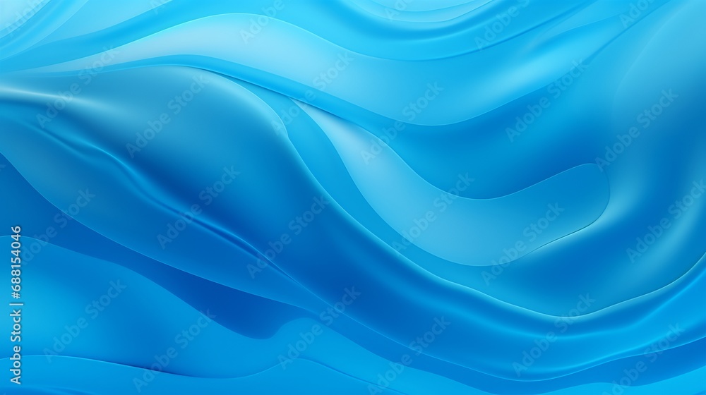 Fototapeta premium Abstract Blue Liquid Gradient Background with Noise