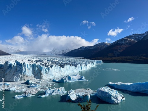 Pristine Frozen Tapestry: Perito Moreno's Patagonian Ice Elegance, Argentina