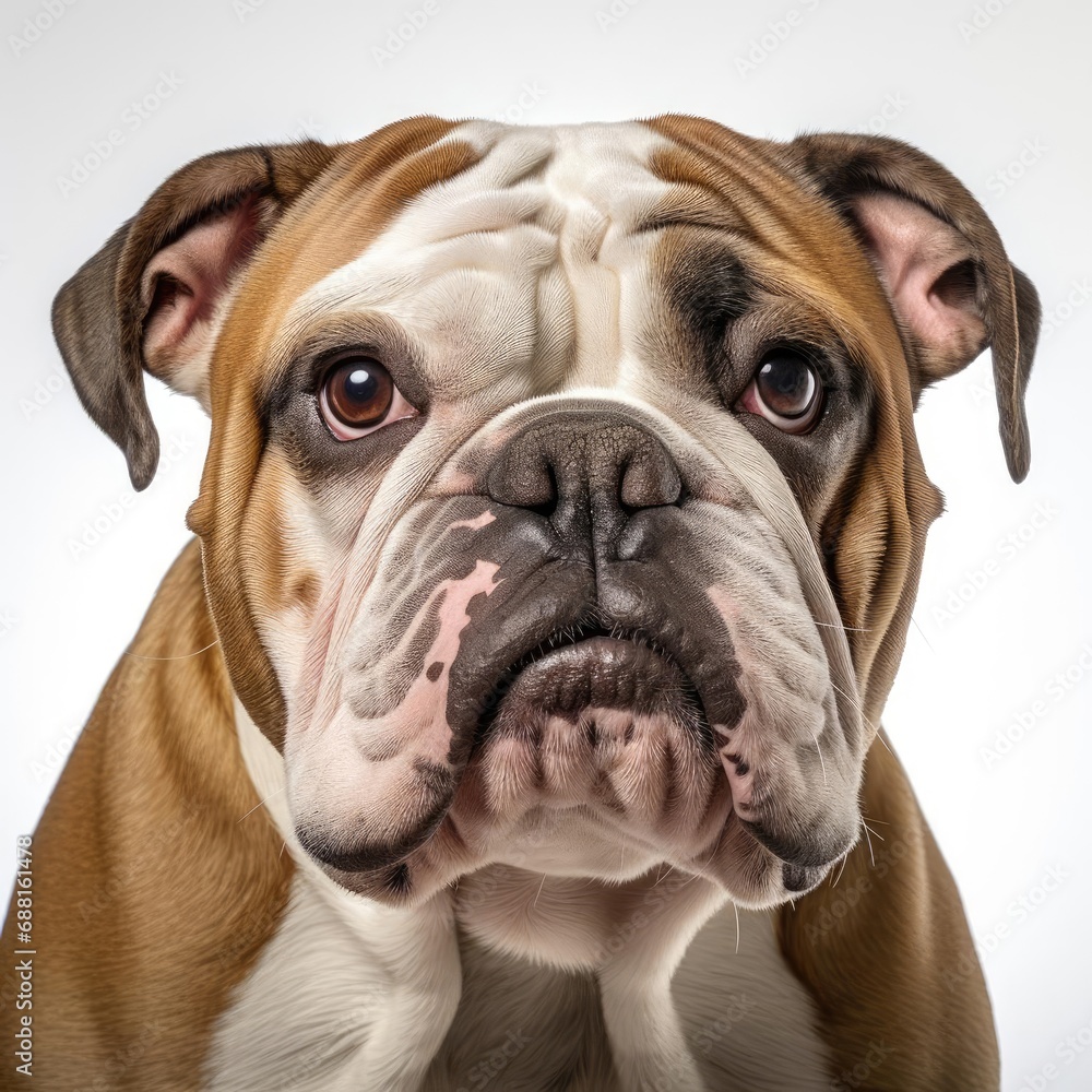 Ultra-Realistic Bulldog Portrait with Canon EOS 5D Mark IV and 50mm Prime Lens