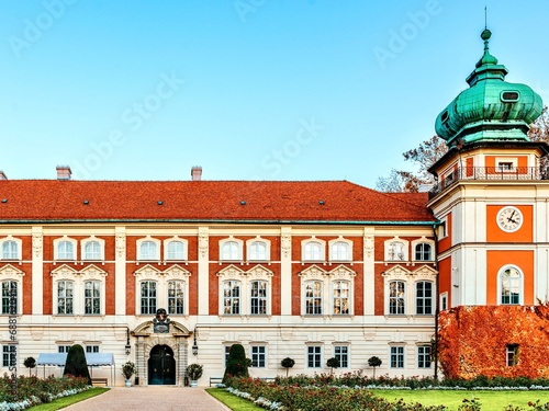 A fragment of the Lubomirski Castle in Lancut is one of the most beautiful palace and park ensembles in Poland.