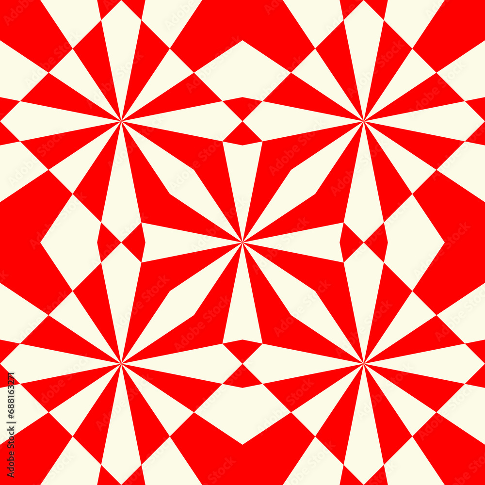 Triangles, kites, crosses ornament. Geometrical backdrop. Triangular, quadrangular shapes wallpaper. Geometric background. Mosaic motif. Digital paper, textile print, abstract. Seamless pattern.