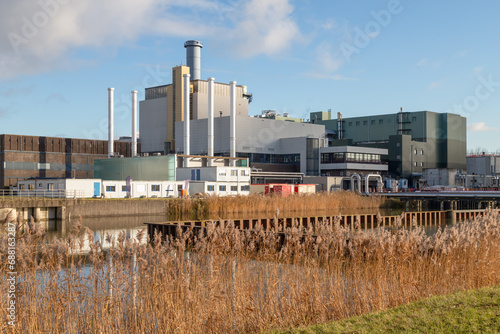 Power station of the Vattenfall company in Diemen. photo