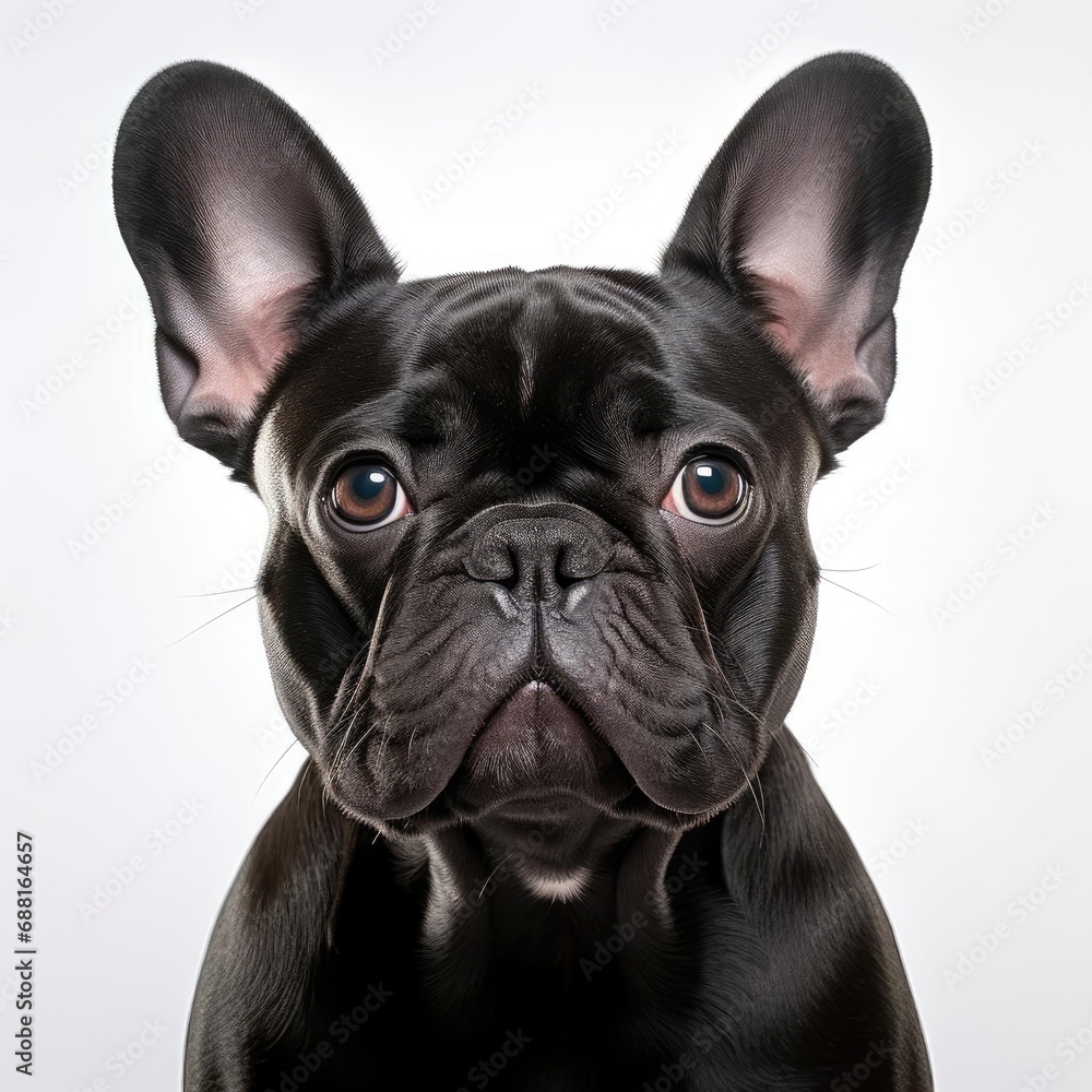 Ultra-Realistic French Bulldog Portrait with Canon EOS 5D Mark IV and 50mm Prime Lens