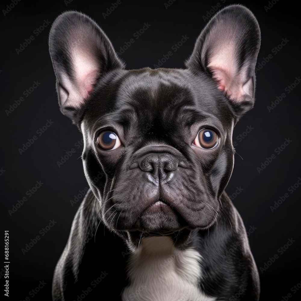 Ultra-Realistic French Bulldog Portrait Captured with Nikon D850 and 50mm Lens