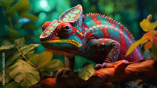 iguana on a branch © Creativemind93