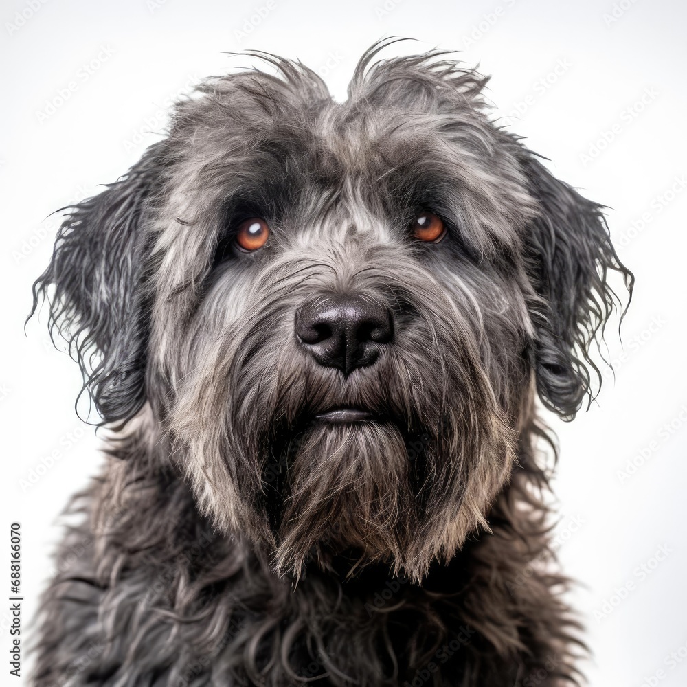 Ultra-Realistic Portrait of Bouvier des Flandres Captured with Nikon D850 and 50mm Lens