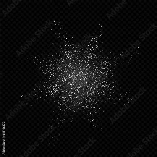 Abstract explosion of particles.