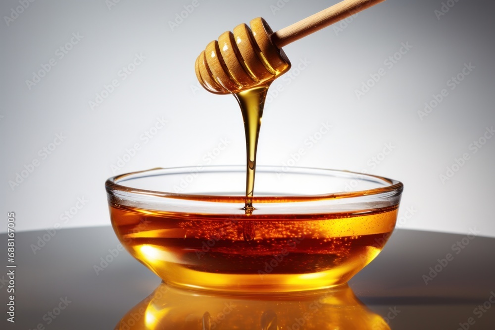 the essence of nature's sweetness with a visual of a honey from a wooden spoon the essence of nature's sweetness with a visual of a honey from a wooden spoon