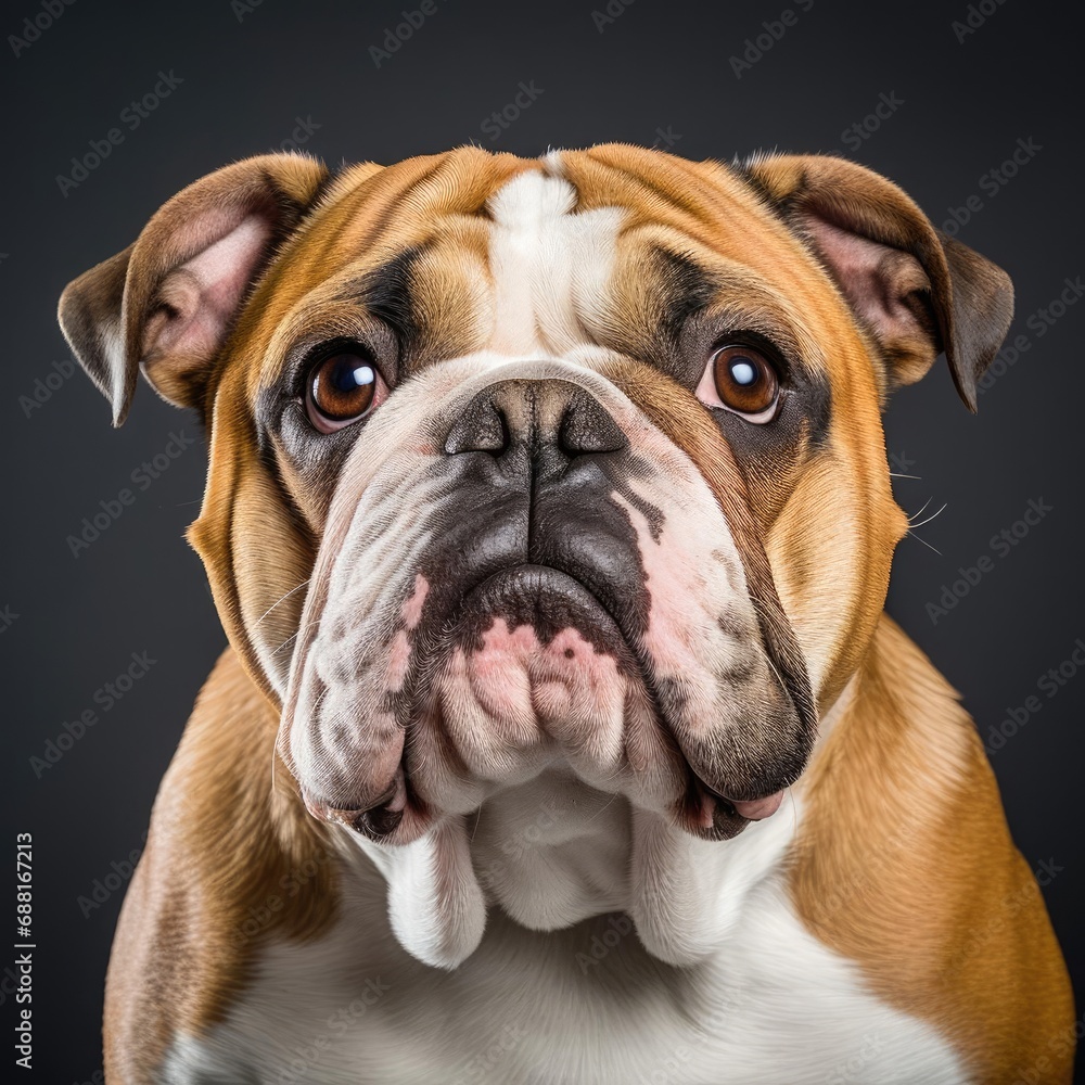English Bulldog Portrait Captured with Nikon D850 and 50mm f/1.4 Lens