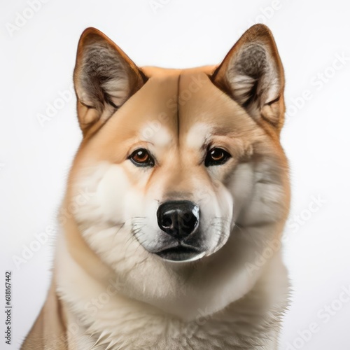 Akita Portrait: Ultra-Realistic Photography with Canon EOS 5D Mark IV and 50mm Prime Lens © Luiz