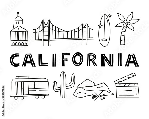 California national landmarks and attractions.