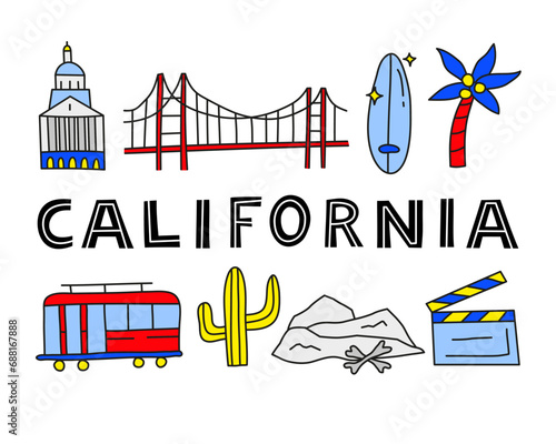 California national landmarks and attractions.