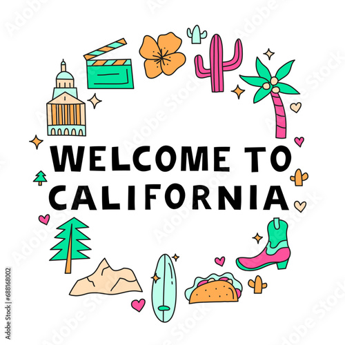California national landmarks and attractions in circle.