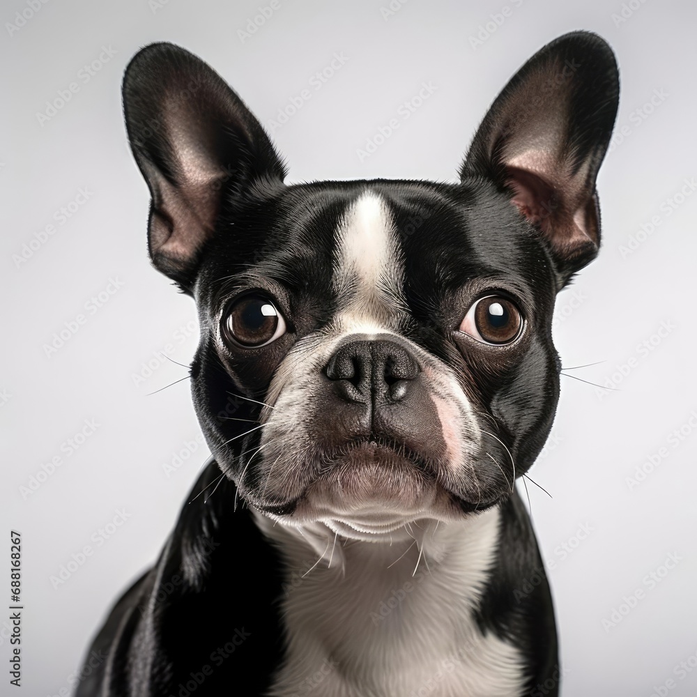 Boston Terrier Portrait Captured with Canon EOS 5D Mark IV and 50mm f/1.8 Lens