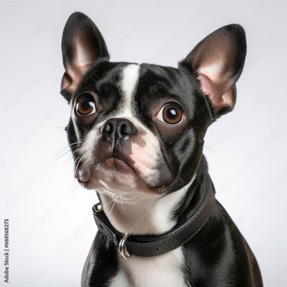Boston Terrier Portrait Captured with Canon EOS 5D Mark IV and 50mm f/1.8 Lens