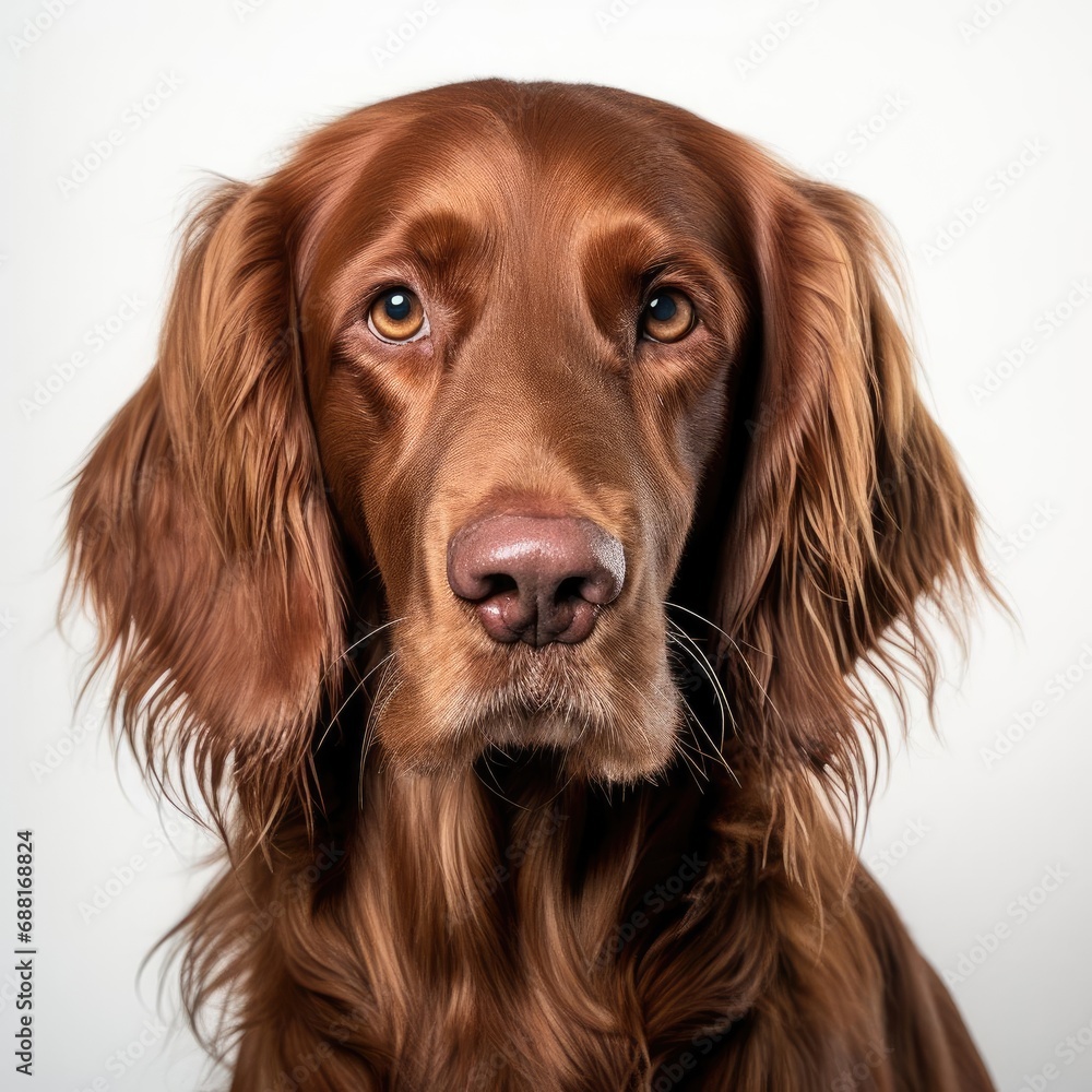 Irish Setter Portrait Captured with Canon EOS 5D Mark IV and 50mm Prime Lens