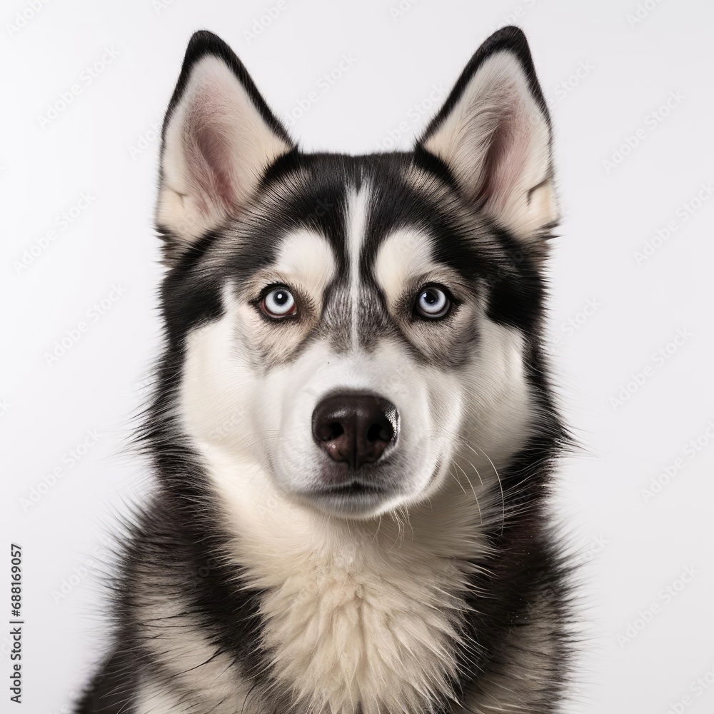 Siberian Husky Portrait with Canon EOS 5D Mark IV and 50mm Prime Lens