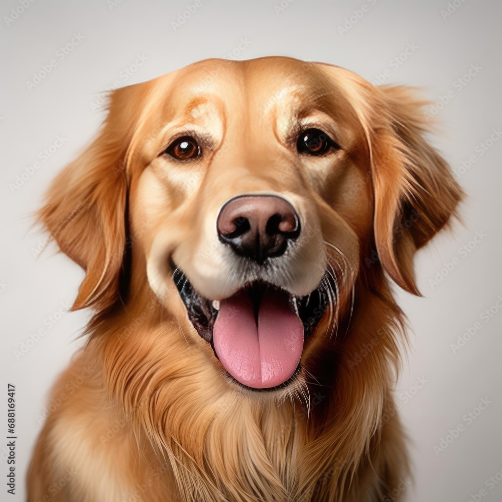 Golden Retriever Portrait Captured with Canon EOS 5D Mark IV and 50mm Prime Lens Golden Retriever Portrait Captured with Canon EOS 5D Mark IV and 50mm Prime Lens