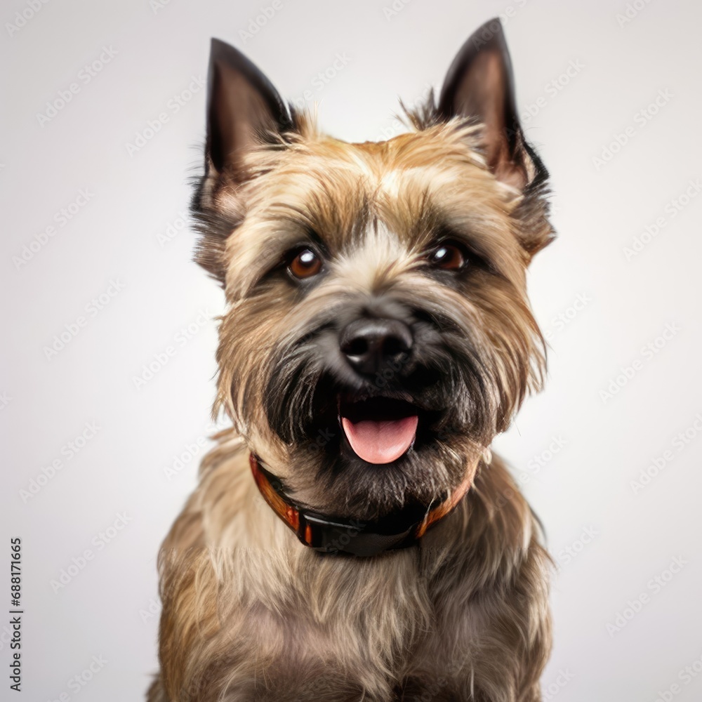 Cairn Terrier Portrait: Ultra-Realistic Capture with Canon EOS 5D Mark IV and 50mm Prime Lens