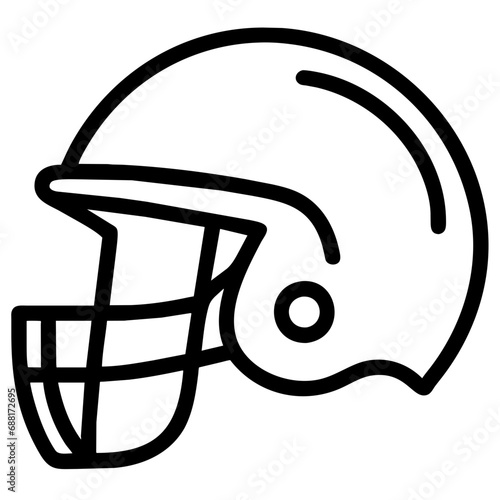 american football helmet illustration