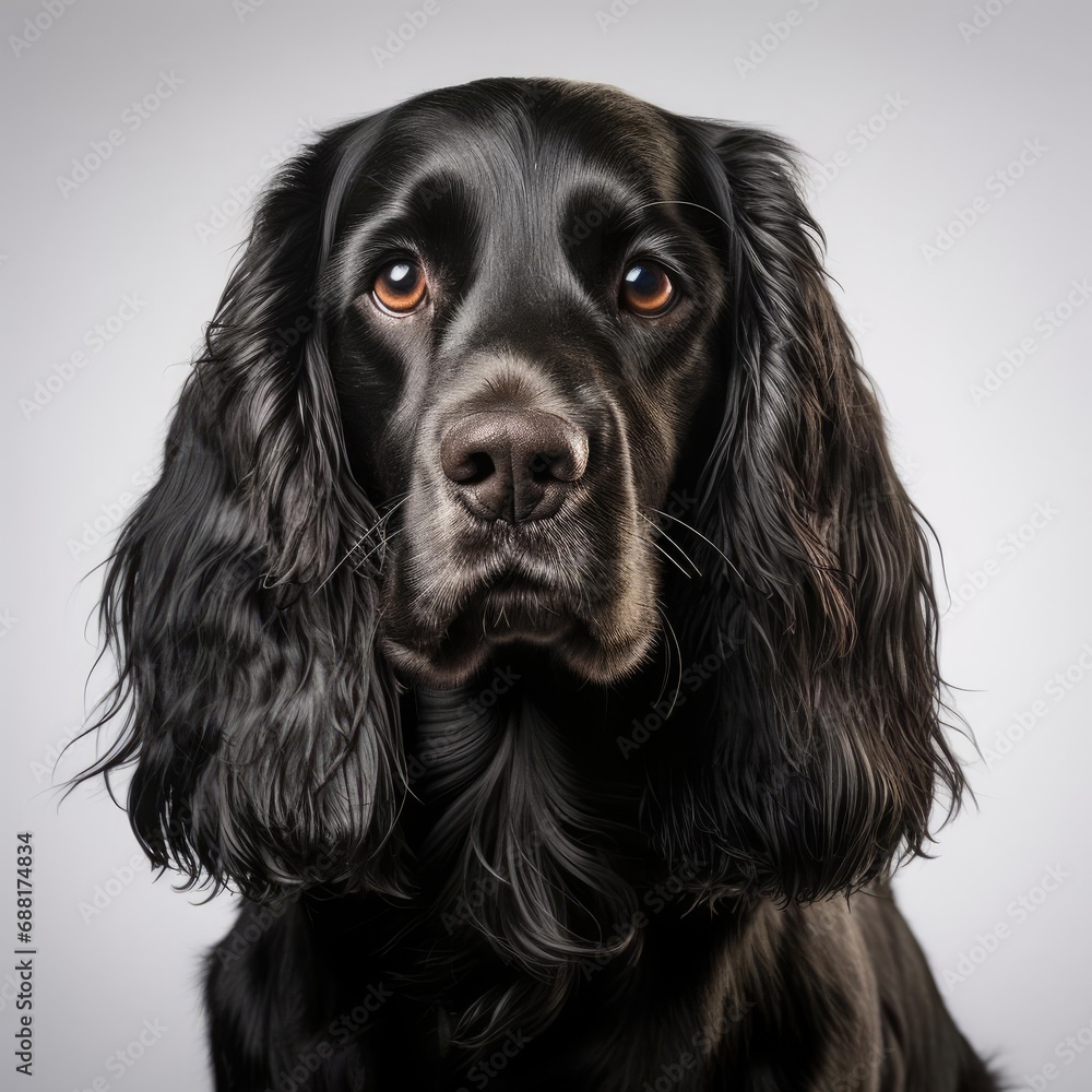 Ultra-Realistic Cocker Spaniel Portrait with Canon EOS 5D Mark IV and 50mm Prime Lens