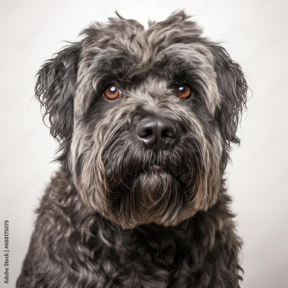 Bouvier des Flandres Portrait: Ultra-Realistic Photography with Canon EOS 5D Mark IV and 50mm Prime Lens