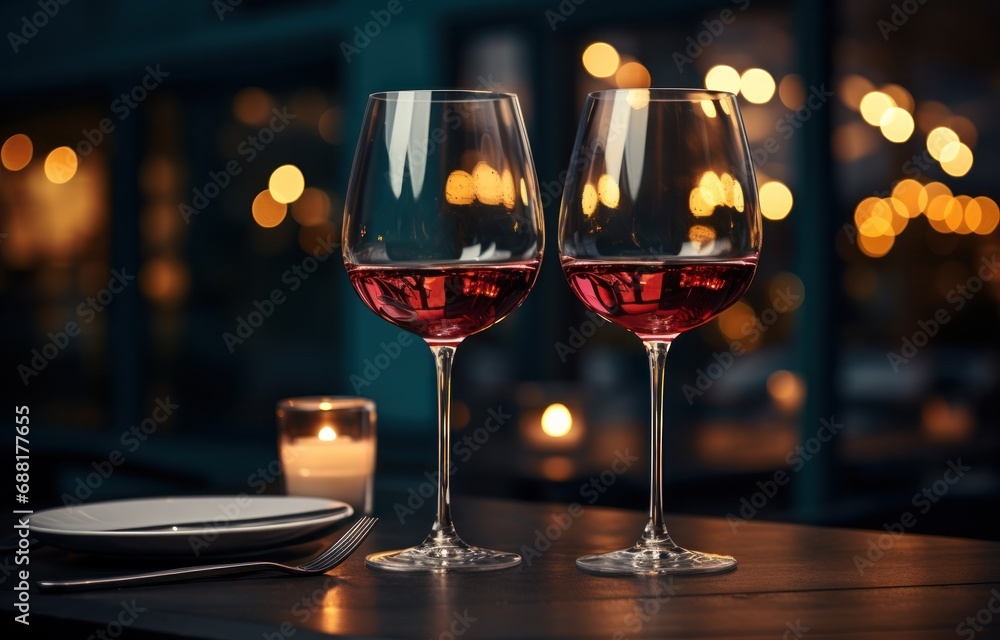 two people are toasting with glasses and food while holding bottle of wine