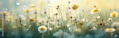 wild flowers in the sun,
