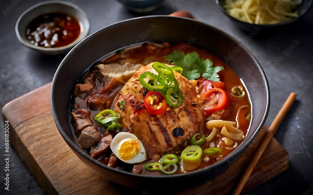Capture the essence of Sukiyaki in a mouthwatering food photography shot Generative AI Capture the essence of Sukiyaki in a mouthwatering food photography shot Generative AI