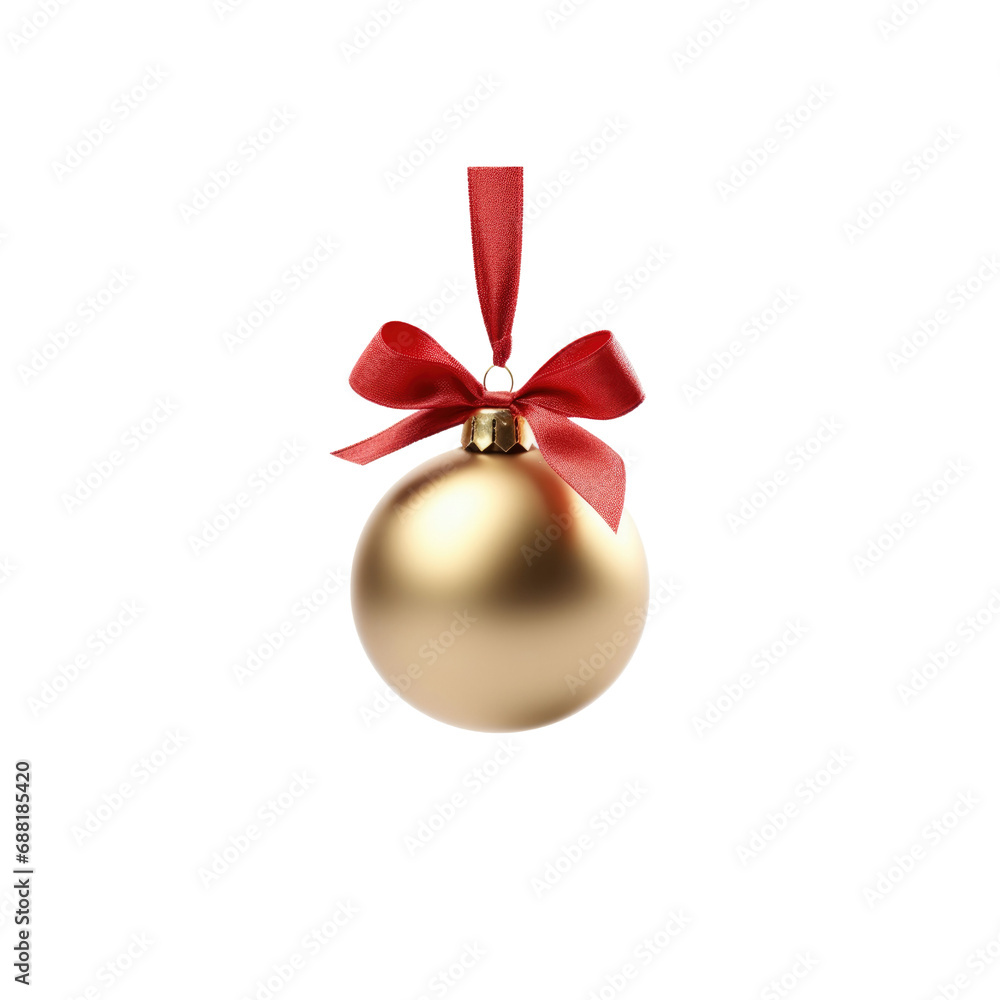 Gold Christmas ball and ribbon bow. clipart for design. Christmas elements. isolated on transparent background. Gold Christmas ball and ribbon bow. clipart for design. Christmas elements. isolated on transparent background.