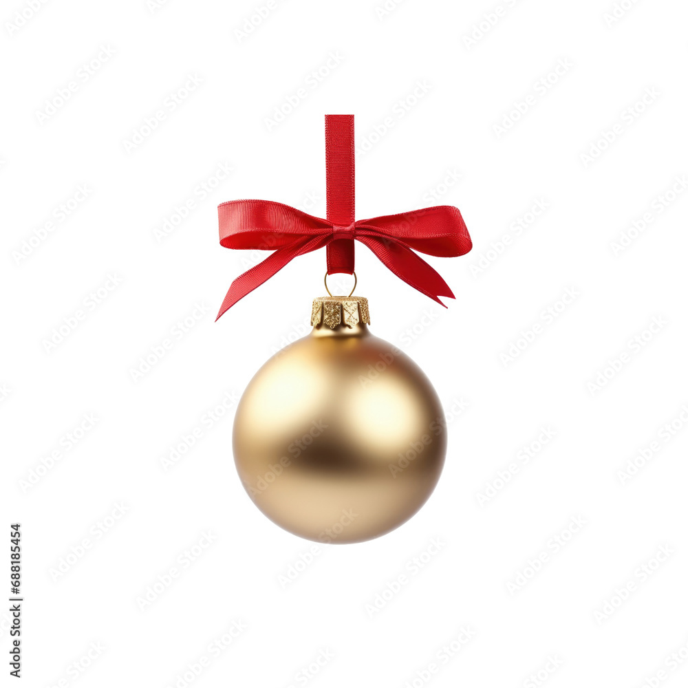Gold Christmas ball and ribbon bow. clipart for design. Christmas elements. isolated on transparent background. Gold Christmas ball and ribbon bow. clipart for design. Christmas elements. isolated on transparent background.